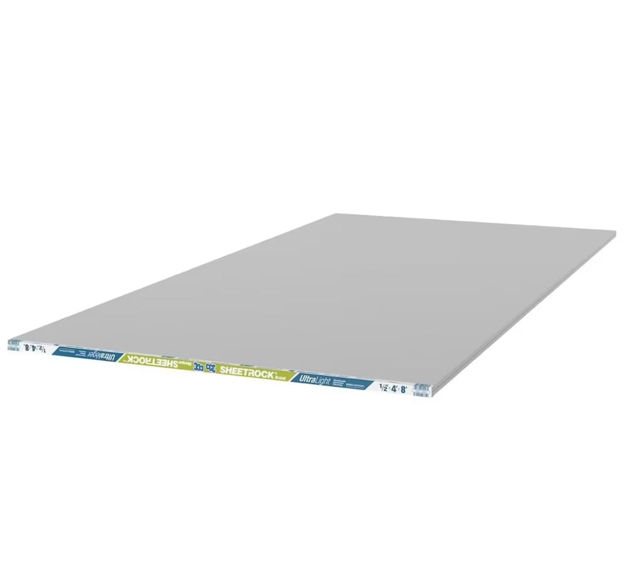 UltraLight Sheetrock Drywall Panel - 1/2 inch x 4 ft x 8 ft