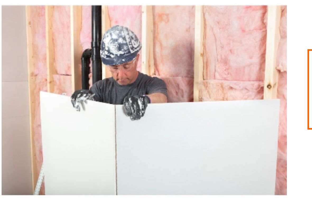 UltraLight Sheetrock Drywall Panel - 1/2 inch x 4 ft x 8 ft
