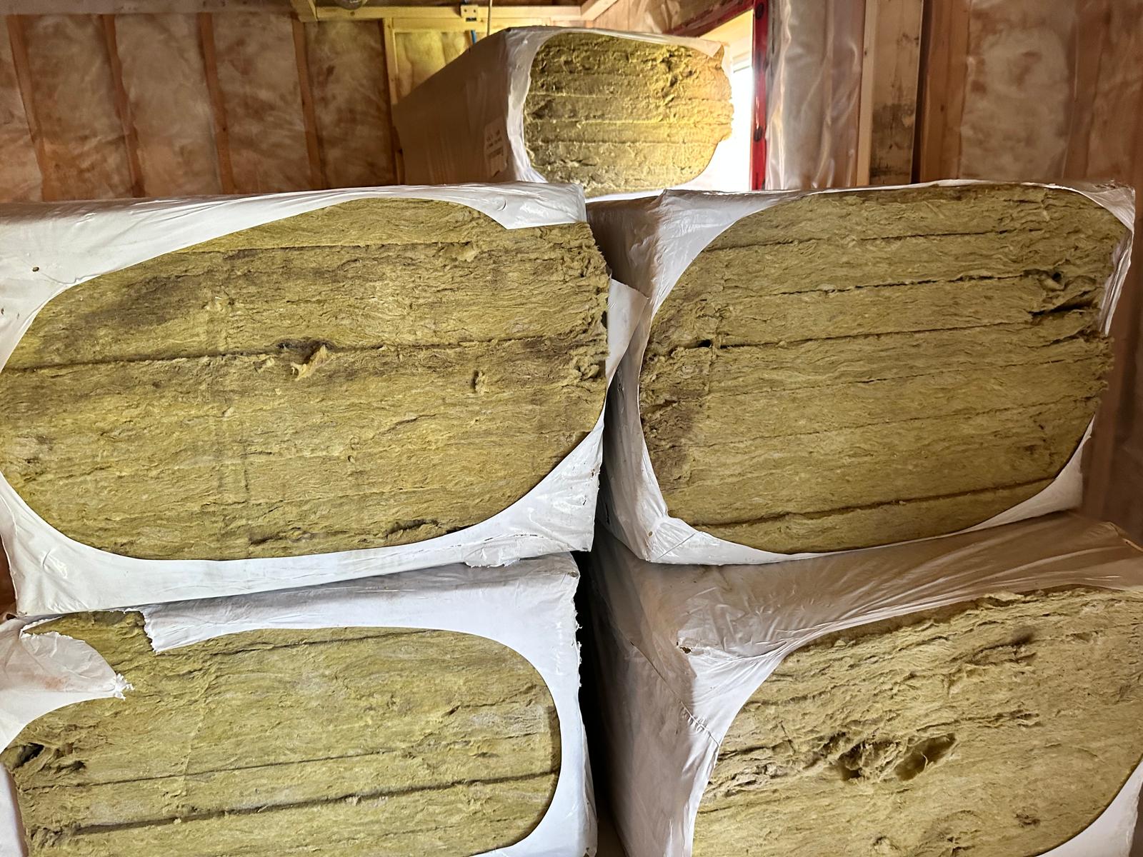 50 mm Basalt Mineral Wool Insulation panels — 1200 × 600 mm, 60 kg/m³